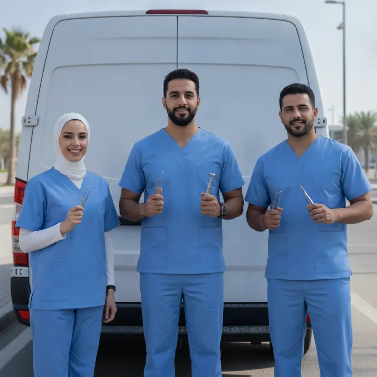 طبيب أسنان فريق في مركز دبي المالي العالمي